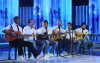 Star Academy season seven first prime picture of abdul aziz singing with other students