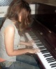 Rania Nageeb picture playing the piano