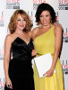 Kylie Minogue with her sister Dannii Minogue at the The ELLE Style Awards 2010 at the Grand Connaught Rooms on February 22nd 2010 in London England 1