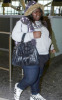 Gabourey Sidibe spotted on February 22nd 2010 while arriving at Heathrow International Airport in London England 4