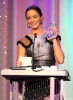 Emily Blunt picture with her Swarovski Award during the 12th Annual Costume Designers Guild Awards with Presenting Sponsor Swarovski held on February 25th 2010 at The Beverly Hilton hotel in California 5