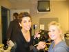 Mezhgan Hussainy photo as the makeup artist of celebrities while backstage at the studio dressing room 9