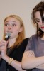 Dakota Fanning and Kristen Stewart together on March 18th 2010 at a press conference at the SXSW Festival in Austin Texas 3