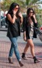 Kim Kardashian and Kourtney Kardashian seen walking together towards Devitos restaurant on March 21st 2010 in Miami Florida 5