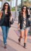 Kim Kardashian and Kourtney Kardashian seen walking together towards Devitos restaurant on March 21st 2010 in Miami Florida 1