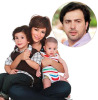 Dima Bayaa picture with her husband Taim Hasan and their two sons