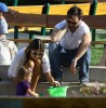 Alessandra Ambrosio seen with Jamie Mazur and their daughter Anja Mazur on March 29th 2010 as they head together to a park in Malibu 4