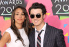 Kevin Jonas and his wife Danielle Deleasa arrive at Nickelodeons 23rd Annual Kids Choice Awards held at UCLAs Pauley Pavilion on March 27th 2010 in Los Angeles California 1