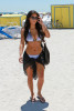 Kim Kardashian seen wearing a two pieces bikini on March 30th 2010 while filming Keeping Up with the Kardashians 5