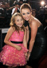 Noah Cyrus and her sister Miley Cyrus at The Last Song premiere held on March 25th 2010 at ArcLight Hollywood in Los Angeles 1