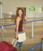 picture of Rania Gazzar from Egypt as she leaves at Beirut airport to go back to Egypt on April 3rd 2010 3