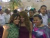 Rania Nageeb photo as she arrives at Cairo Airport yesterday on April 3rd 2010 with many fans waiting for her