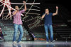 picture of the seventh prime of star academy 7 on April 2nd 2010 with both Jordanian students Mohamad Ramadan and Basel Khoury singing on stage