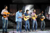 picture of the seventh prime of star academy 7 on April 2nd 2010 with Mohamad Ali from Egypt Abdul Aziz from Kuwait Sultan Rashed from KSA abd both Jordanian students Mohamad Ramadan and Basel Khoury in a guitar song