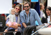 Alessandra Ambrosio seen with Jamie Mazur  and their daughter Anja Louise on April 4th 2010 as they spend Easter at the Sunday Farmers Market on Main Street 1