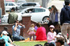 Alessandra Ambrosio seen with Jamie Mazur  and their daughter Anja Louise on April 4th 2010 as they spend Easter at the Sunday Farmers Market on Main Street 5