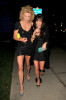 AnnaLynne McCord seen with her sister Angel on April 3rd 2010 as they arrive to BOA Steakhouse for a dinner together 5