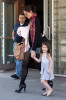 Katie Holmes spotted with her sweet daughter Suri Cruise as they were leaving their New York apartment on April 4th 2010 to get lunch at City Bakery 9