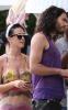 Katy Perry and Russell Brand host an Easter barbeque dinner on April 4th 2010 in Los Feliz California