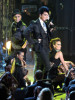 Adam Lambert performs onstage at the 21st Annual GLAAD Media Awards held at Hyatt Regency Century Plaza on April 17th 2010 in Century City 6