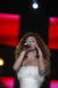 Miriam Fares picture singing on stage at a recent concert of April 4th 2010 in Cario Egypt 11