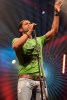 Fadi Andraos large high quality image while on stage singing at the Wakestock concert in Abu Dhabi 7