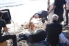 Julia Roberts behind the scenes of a photo shoot on the beach side for Allure Magazine 4