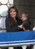 Knox Jolie Pitt drops his doll bunny off his the balcony while with his mother Angelina Jolie on April 9th 2010 in Venice Italy 9