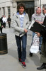 Mika spotted on April 11th 2010 as he was leaving the BBC Radio Theatre in central London after taping an edition of Weekend Wogan 4