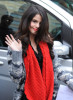 Selena Gomez picture on April 7th 2010 as she leaves the Wizards of Waverly Place event then heads to MTV studios 4