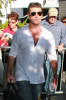 Simon Cowell arrives at the Larry King show for promoting the Idol Gives Back Foundation on April 19th 2010 in Hollywood 4