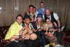 Tila Tequila with friends at the Chandelier Room in the W Hotel in Hoboken in New Jersey 2