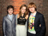 Emma Watson with Daniel Radcliff and Rupert Grint at the Harry Potter and the Half Blood Prince premiere at American Museum of Natural History on July 9th 2009 in New York 1