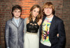 Emma Watson with Daniel Radcliff and Rupert Grint at the Harry Potter and the Half Blood Prince premiere at American Museum of Natural History on July 9th 2009 in New York 2