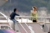 Jennifer Lopez and Marc Anthony seen together on May 13th 2010 as they head to Roberto Cavallis yacht 1