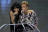 Hayden Panettiere and Michelle Rodriguez on stage during the World Music Awards 2010 at the Sporting Club on May 18th 2010 in Monte Carlo Monaco 3