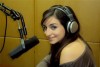 Zena Aftimos picture during a recent Radio station interview inside the studio 3