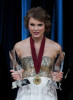 Taylor Swift picture as she accepts Pop Song of the Year awards during the 58th Annual BMI Pop Awards at the Beverly Wilshire Hotel on May 18th 2010 in Beverly Hills California 2