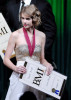 Taylor Swift picture as she accepts Pop Song of the Year awards during the 58th Annual BMI Pop Awards at the Beverly Wilshire Hotel on May 18th 2010 in Beverly Hills California 7