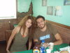 Basel Khoury with Rania Naguib from Egypt having beakfast together at one of ammans places in Jordan