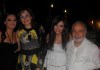 Aline Kessis picture at her birthday party held at one of Beirut restaurants with acting Teacher Michel Jaber along with Syrian student Zena Aftimos and her mother