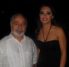 Aline Kessis picture at her birthday party held at one of Beirut restaurants with acting Teacher Michel Jaber 1