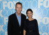 Lisa Edelstein and Hugh Laurie at the 2010 FOX Upfront after party at Wollman Rink  Central Park on May 17th 2010 in New York 3