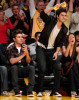 Zac Efron attends Game Five of the Western Conference Finals during the 2010 NBA Playoffs at Staples Center on May 27th 2010 in Los Angeles 2