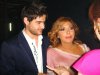 Naseef Zeiton with singer Asala Nasri at the pre finale prime