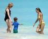 Sheryl Crow was spotted with her son Wyatt Steven Crow on May 28th 2010 at the One and Only Club on the beach in the Bahamas 2