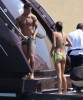 Cristiano Ronaldo spotted on May 20th 2010 with his girlfriend Irina on a yacht as they were swimming in the sea 3