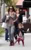 Jessica Alba and her daughter Honor seen shopping on June 1st 2010 at Nate n Al Deli in Beverly Hills 3