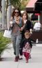 Jessica Alba and her daughter Honor seen shopping on June 1st 2010 at Nate n Al Deli in Beverly Hills 2