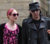 Marilyn Manson visits Evan Rachel Wood on the filming set of Mildred Pierce on May 28th 2010 in New York City 5